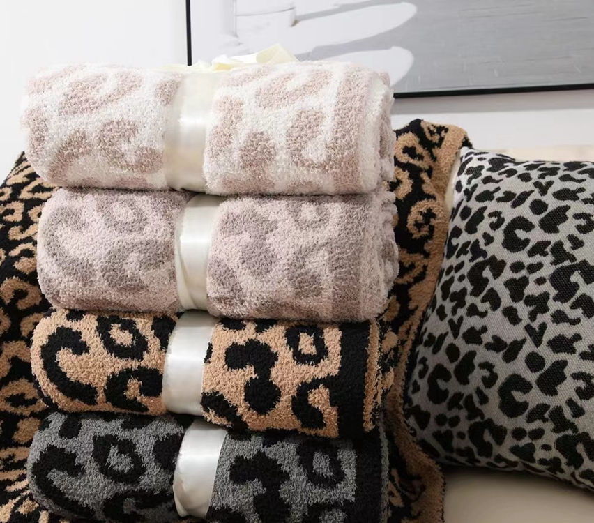 Leonard Knit Throw Blanket Super Soft Warm Blanket for Couch  Fluffy Blanket for Bed Sofa